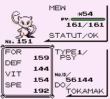 Pokemon Rouge Bleu sur Nintendo Game Boy